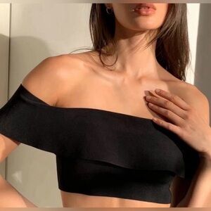 Babaton Off The Shoulder Crop Top, Size S